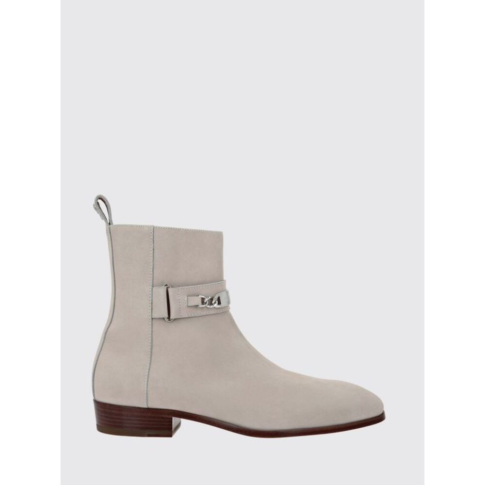 Philipp Plein Men Philipp Plein Suede Ankle Boots With Side Zip Closure